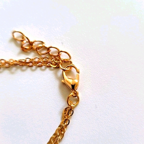 Vintage Gold & Pearls W Infinity Symbol Double Strand Anklet/Bracelet - Picture 3 of 3